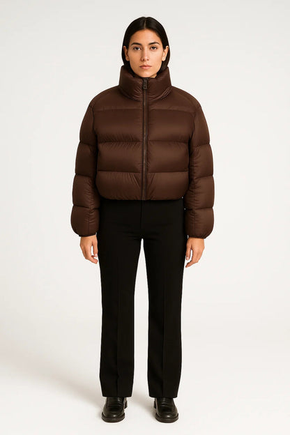 Doudounes Hiver | Veste matelassée courte pour femme | Coupe chaude et tendance