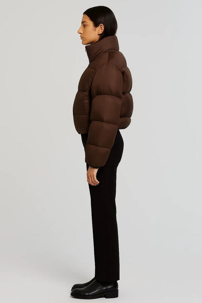 Doudounes Hiver | Veste matelassée courte pour femme | Coupe chaude et tendance