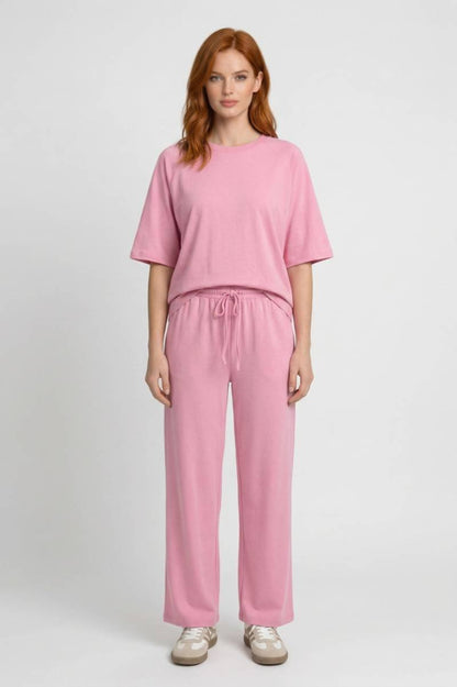 Ensemble Femme - Décontracté Col Rond | Confort — Rose