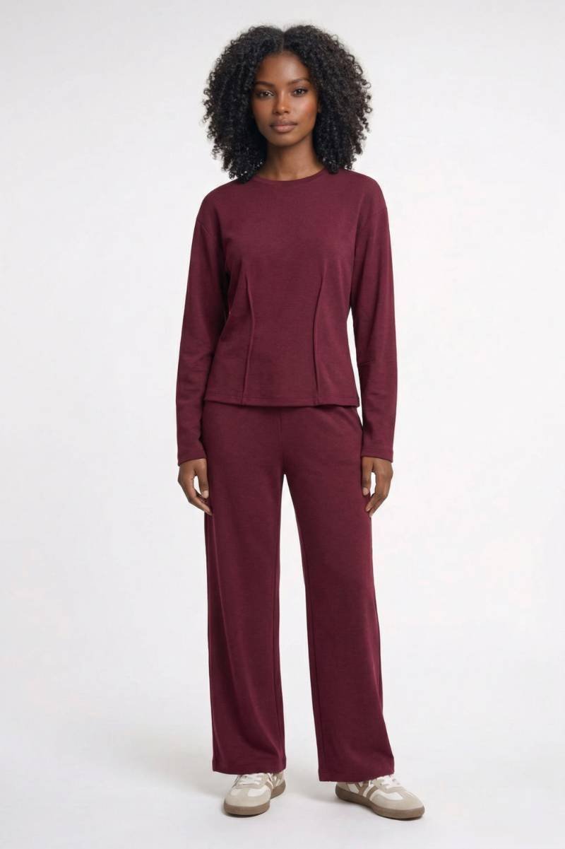 Ensemble Femme - Deux Pièces Confortable | Coupe Relaxed — Bordeaux