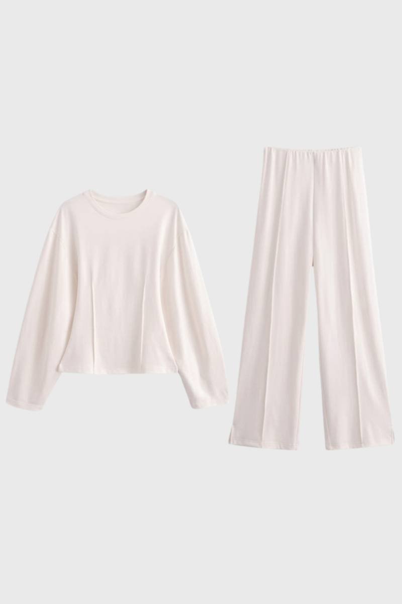 Ensemble Femme - Deux Pièces Confortable | Coupe Relaxed — Rose Pâle