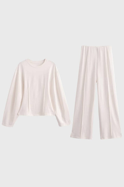 Ensemble Femme - Deux Pièces Confortable | Coupe Relaxed — Rose Pâle