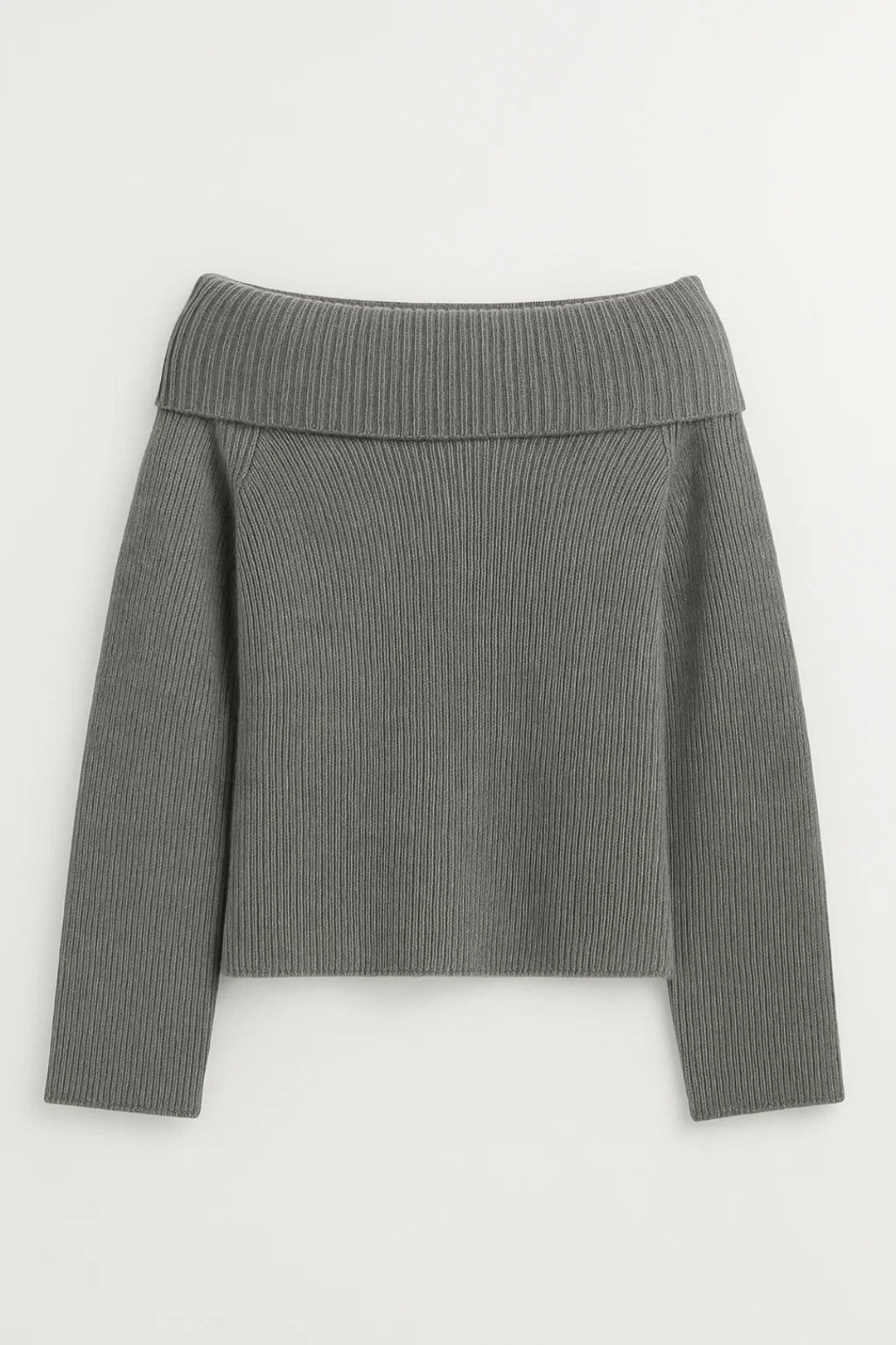 Pull Épaules Dénudées Femme | Pull Col Bateau Élégant | Léger et Structuré