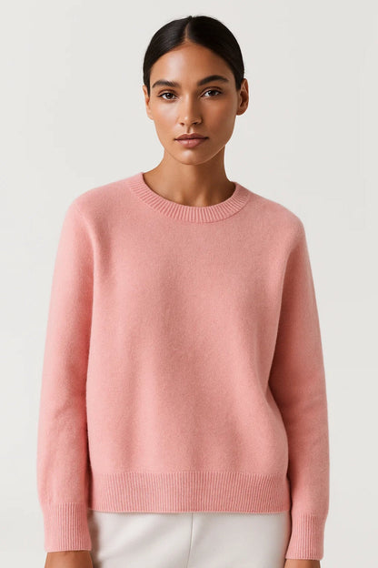 Pull Classique Femme | Pull à Col Rond | Léger et Confortable