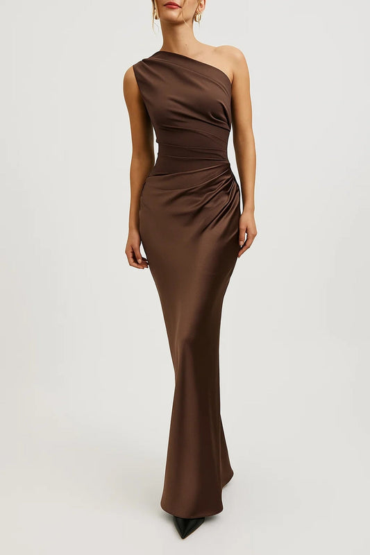 Robe Femme - Maxi One Shoulder Moulante | Soirée