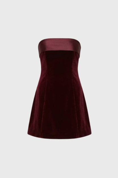 Mini Robe Femme - Bustier Élégante avec Détails és | Chic — Bordeaux