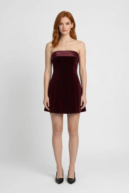 Mini Robe Femme - Bustier Élégante avec Détails és | Chic — Bordeaux