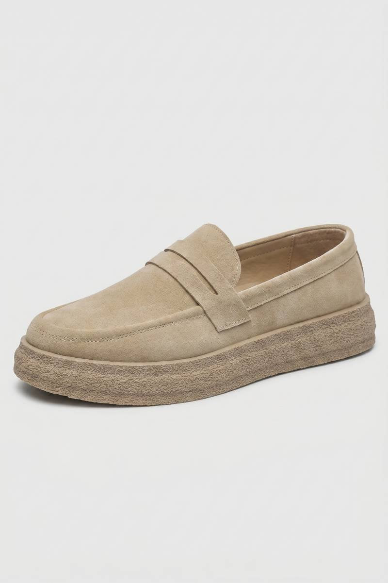 Mocassins Homme - Style Minimaliste Semelle Épaisse | Casual — Beige