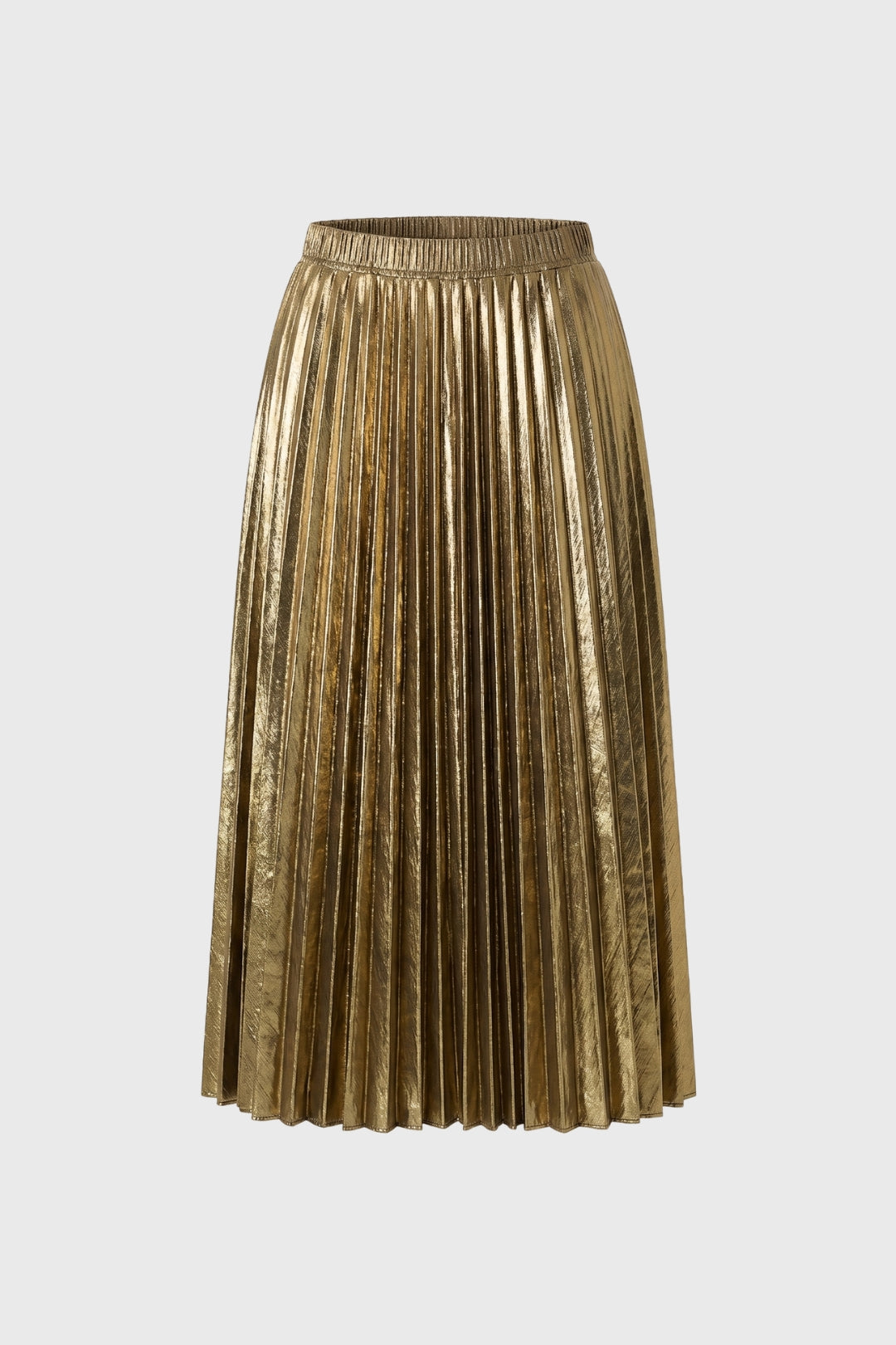 Jupe Midi Femme - Plissée Taille Élastique | Élégant