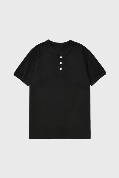 T-shirt Homme - Col Boutonné Manches Courtes | Décontracté