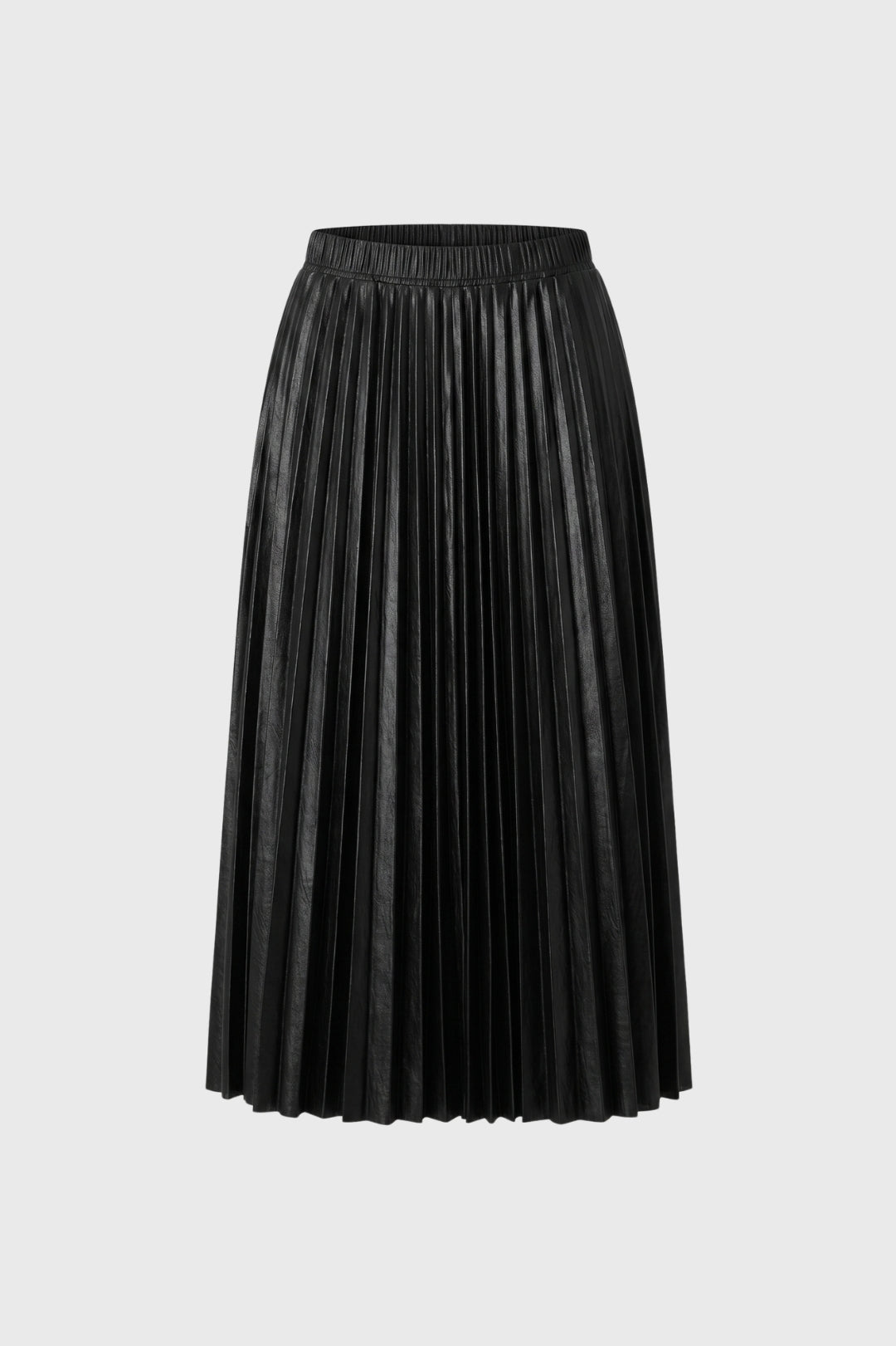 Jupe Midi Femme - Plissée Taille Élastique | Élégant