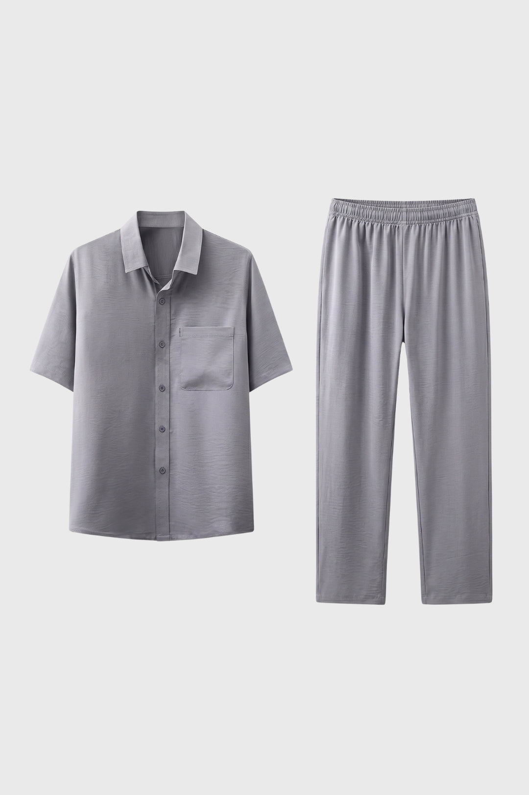 Ensemble Homme - Chemise Manches Courtes et Pantalon | Confort
