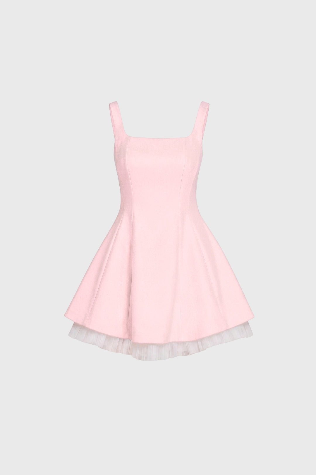 Robe Mini Femme - Bretelles Larges Contrasté | Romantique