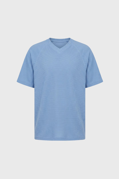 T-Shirt Homme - Col V Manches Courtes Coupe Décontractée | Chic