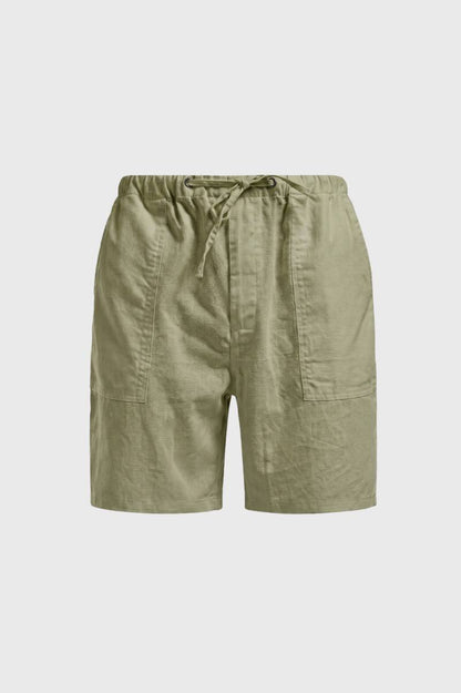 Short Homme - Coupe Décontractée avec Poches Cargo | Confort — Olive
