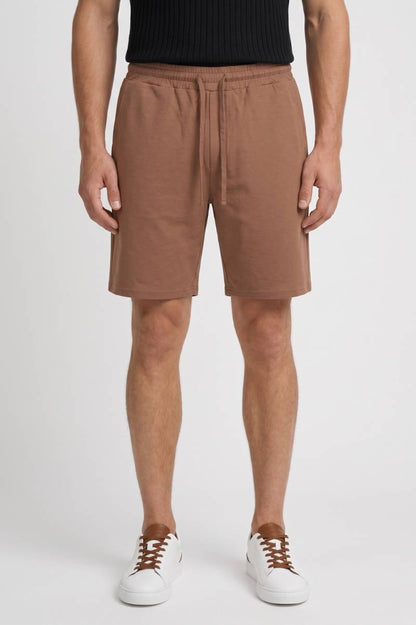 Short Homme - Décontracté avec Cordon de Serrage | Confort — Marron