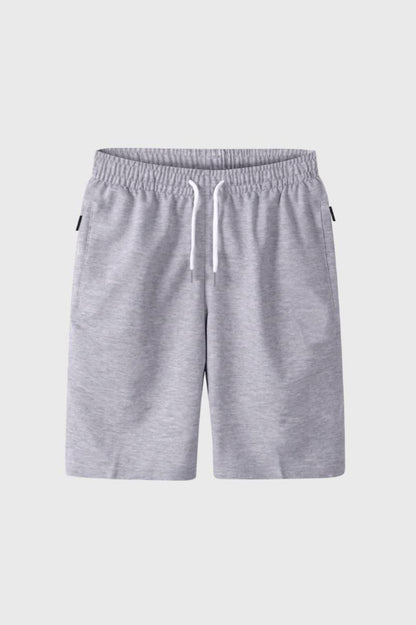 Short Homme - Décontracté avec Cordon de Serrage | Sport — Gris Clair