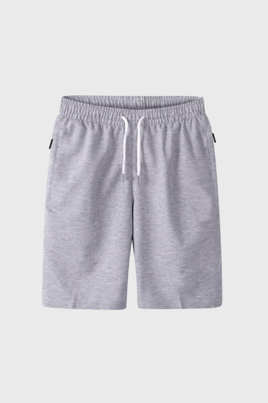 Short Homme - Décontracté avec Cordon de Serrage | Sport — Gris Clair