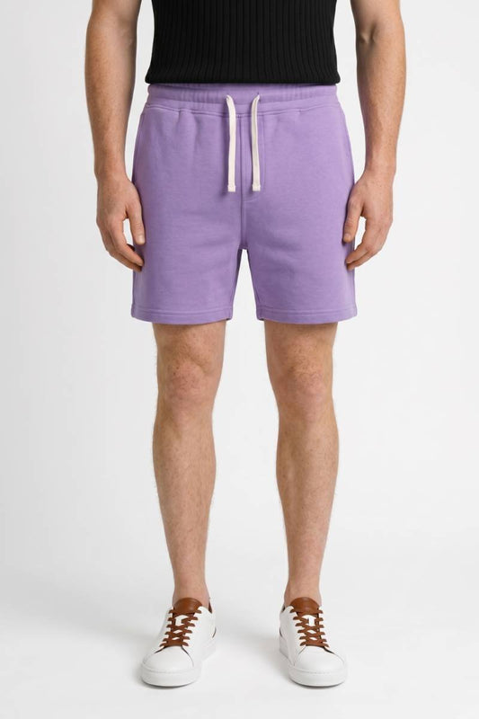 Short Homme - Sportif Confortable avec Cordon | Décontracté — Lavande