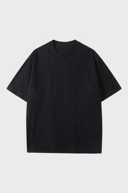 T-shirt Unisexe - Coupe Décontractée | Manches Courtes Essentielles - Noir
