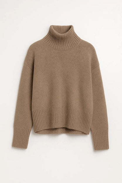 Pull Col Roulé Femme | Pull d’Hiver Élégant | Doux et Confortable