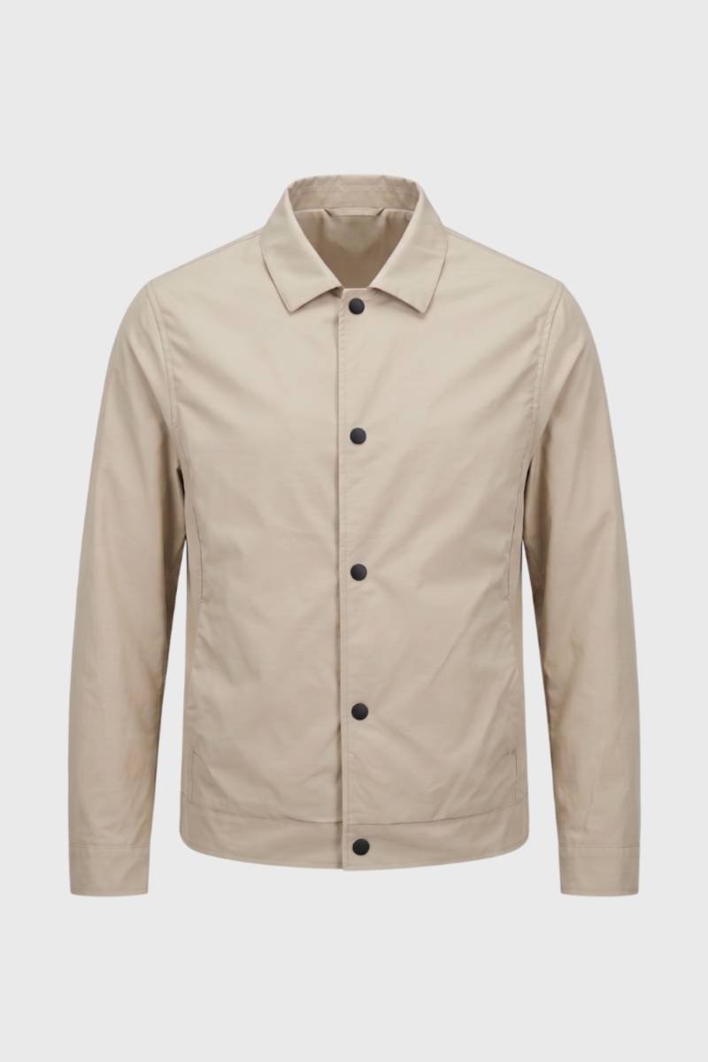 Veste Homme - Boutonnée Col Classique | Moderne — Beige