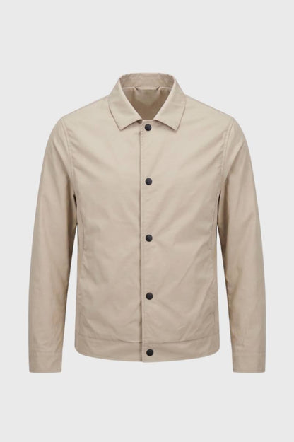 Veste Homme - Boutonnée Col Classique | Moderne — Beige