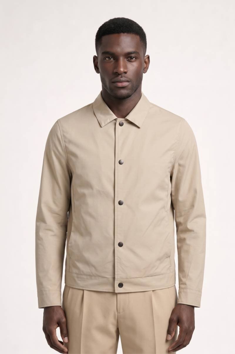 Veste Homme - Boutonnée Col Classique | Moderne — Beige