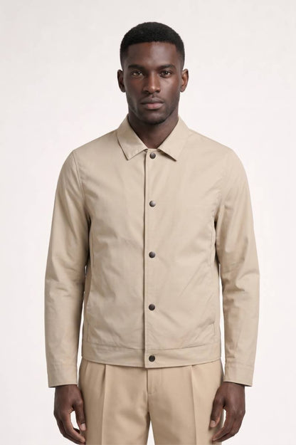 Veste Homme - Boutonnée Col Classique | Moderne — Beige