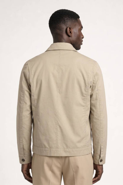 Veste Homme - Boutonnée Col Classique | Moderne — Beige