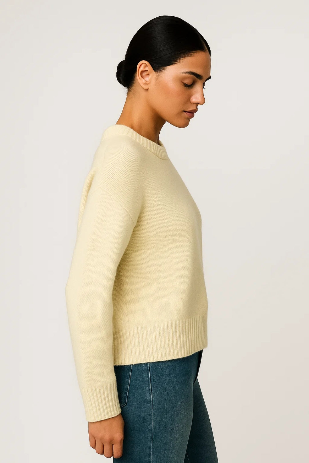 Pull Minimaliste Femme | Pull Col Rond Classique | Doux et Confortable